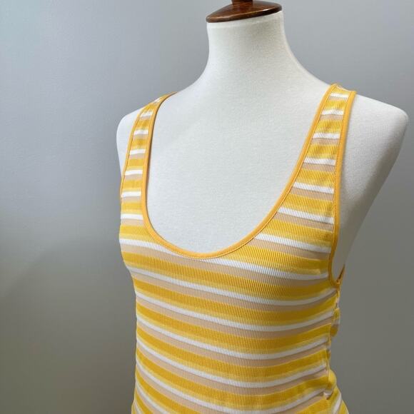ZARA Striped Ribbed Maxi Tank Dress Women’s Size Small - Picture 2 of 8